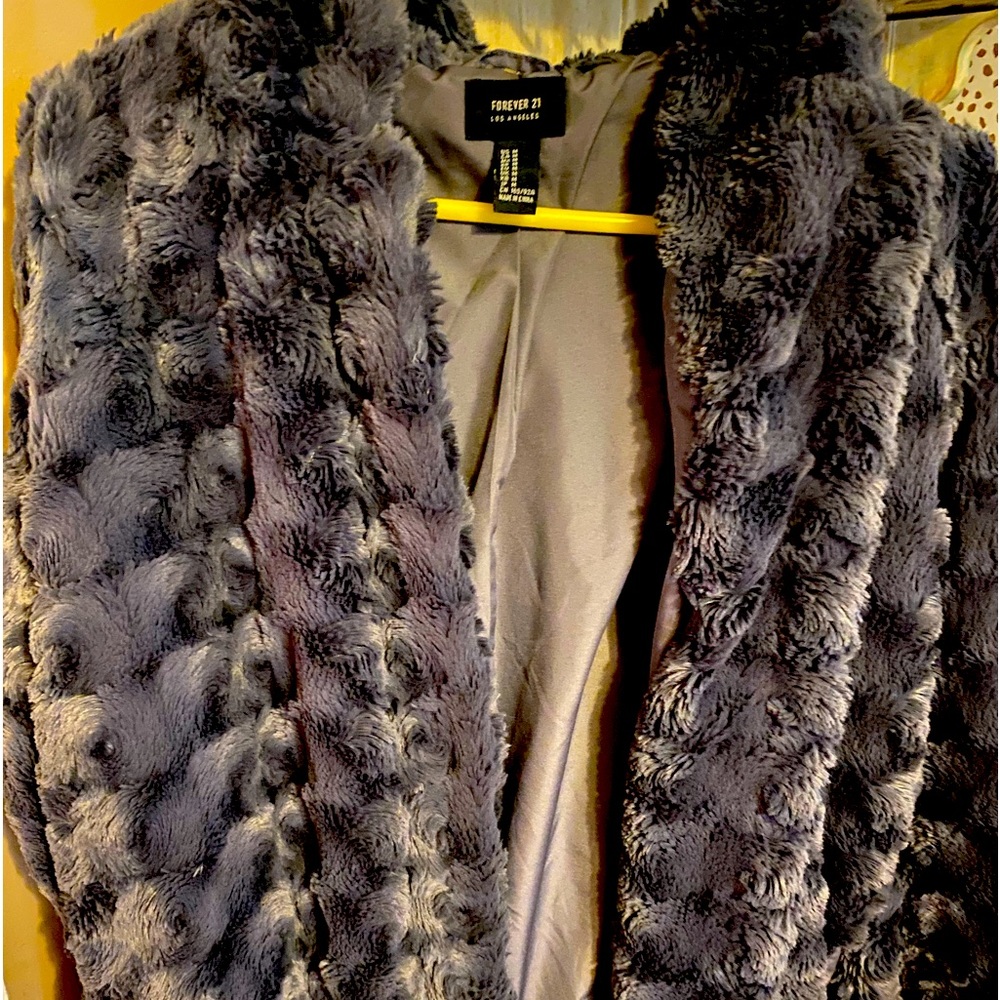 Forever 21 faux fur jacket
